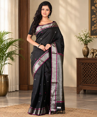 Resham Shilpi Exclusive Katan Silk Saree | Elegant Traditional Handloom Saree