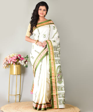 Resham Shilpi Exclusive Handwoven Garad Silk Saree – Traditional Elegance in Pure Silk