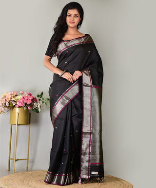 Resham Shilpi Exclusive Katan Silk Saree | Elegant Traditional Handloom Saree