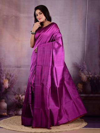 Resham Shilpi Exclusive Silk One Color Saree – Timeless Elegance