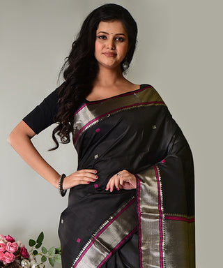 Resham Shilpi Exclusive Katan Silk Saree | Elegant Traditional Handloom Saree