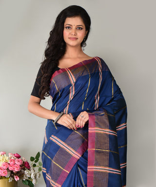 Resham Shilpi Exclusive Katan Silk Saree | Elegant Traditional Handloom Saree