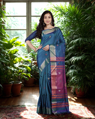 Resham Shilpi Exclusive Mulberry Silk Saree with Intricate Woven Design