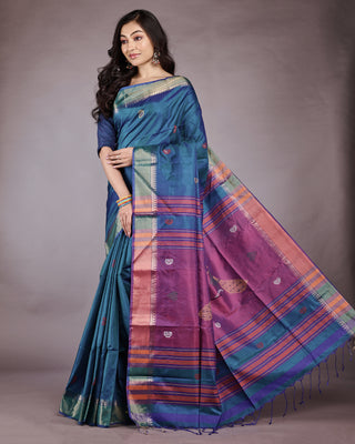 Resham Shilpi Exclusive Mulberry Silk Saree with Intricate Woven Design