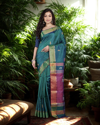 Resham Shilpi Exclusive Mulberry Silk Saree with Intricate Woven Design