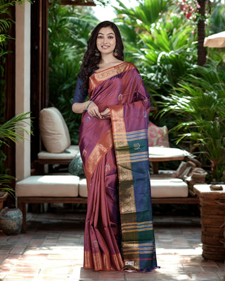 Resham Shilpi Exclusive Mulberry Silk Saree with Intricate Woven Design