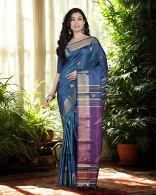 Resham Shilpi Exclusive Mulberry Silk Saree with Intricate Woven Design