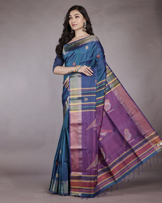Resham Shilpi Exclusive Mulberry Silk Saree with Intricate Woven Design