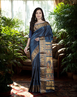 Resham Shilpi Exclusive Mulberry Silk Saree with Intricate Woven Design