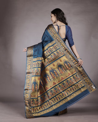 Resham Shilpi Exclusive Mulberry Silk Saree with Intricate Woven Design