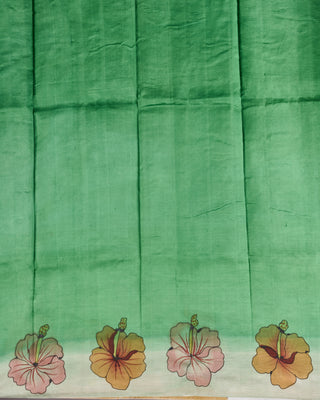 Resham Shilpi Exclusive Hand Painted Mulberry Silk Saree – Artistic Elegance in Every Thread