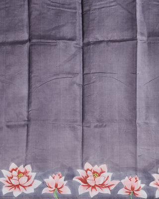 Resham Shilpi Exclusive Hand Painted Mulberry Silk Saree – Artistic Elegance in Every Thread