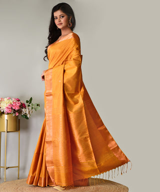 Resham Shilpi Exclusive Katan Silk Saree | Elegant Traditional Handloom Saree