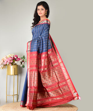 Resham Shilpi Exclusive Handwoven Garad Silk Saree – Traditional Elegance in Pure Silk