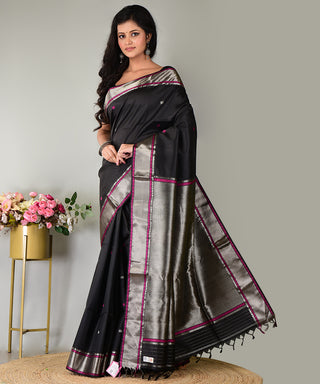 Resham Shilpi Exclusive Katan Silk Saree | Elegant Traditional Handloom Saree