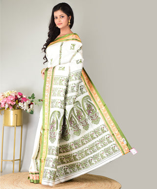 Resham Shilpi Exclusive Handwoven Garad Silk Saree – Traditional Elegance in Pure Silk