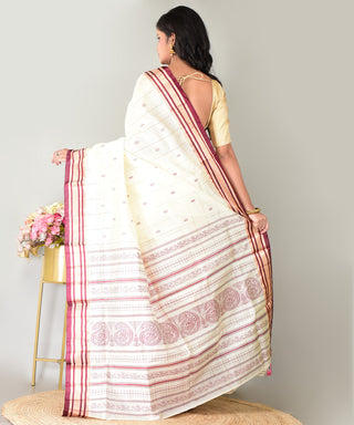 Resham Shilpi Exclusive Handwoven Garad Silk Saree – Traditional Elegance in Pure Silk