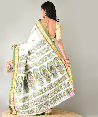 Resham Shilpi Exclusive Handwoven Garad Silk Saree – Traditional Elegance in Pure Silk