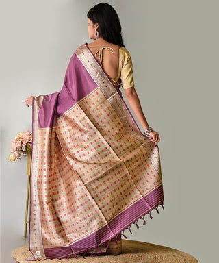 Resham Shilpi Exclusive Katan Silk Saree | Elegant Traditional Handloom Saree