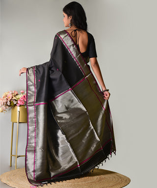 Resham Shilpi Exclusive Katan Silk Saree | Elegant Traditional Handloom Saree