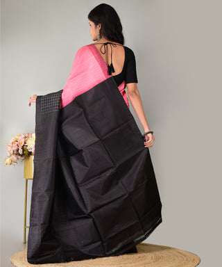 Resham Shilpi Katan Silk Saree with Elegant Check Design – Classic & Luxurious