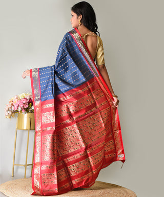 Resham Shilpi Exclusive Handwoven Garad Silk Saree – Traditional Elegance in Pure Silk