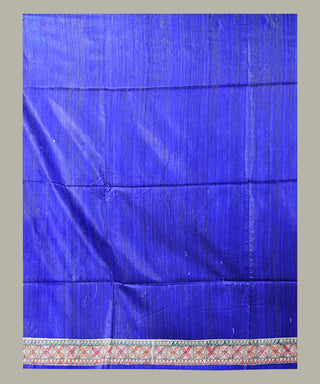 Resham Shilpi Exclusive Handwoven Madhubani Screen Printed Tussar Gicha Silk Saree – Elegant Traditional Drape