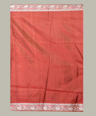 Resham Shilpi Exclusive Handwoven Baluchari Silk Saree – Traditional Bengal Weave with Intricate Mythological Motifs