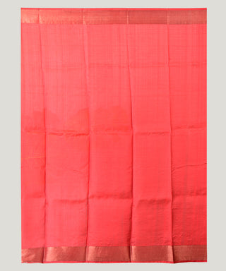 Resham Shilpi Exclusive Block Printed Mulberry Silk Saree With Zari Border – Luxury Handcrafted Tradition