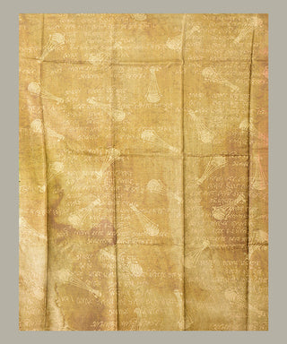 Resham Shilpi Exclusive Block Printed Tussar Silk Saree