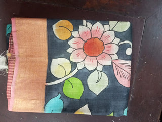 Tassar Hand Kalamikari printed