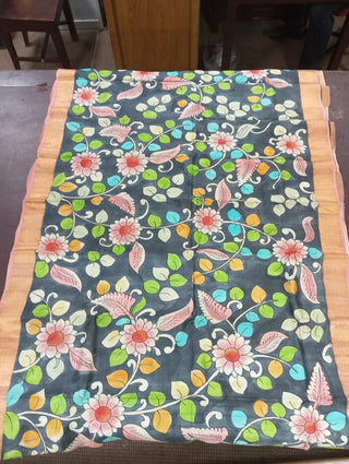 Tassar Hand Kalamikari printed